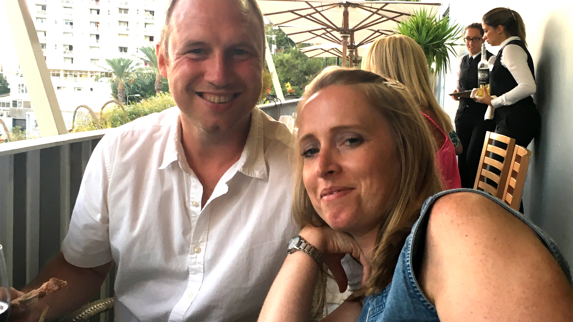 David and I on holiday in one of our family’s favourite places, Madiera.