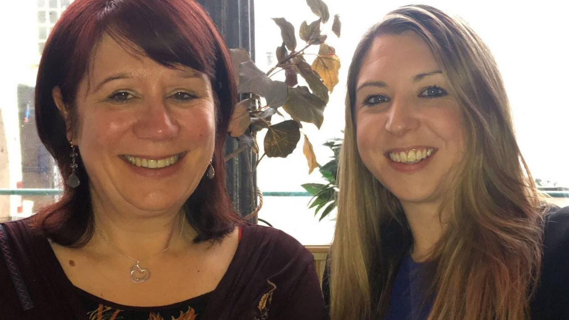 Carol with Sarah Pembleton