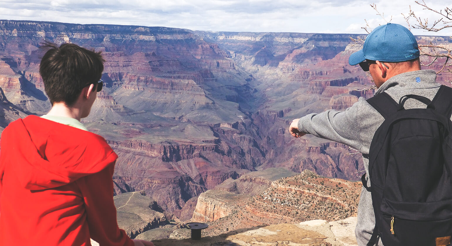 Miles and I at Grand Canyon - 2019