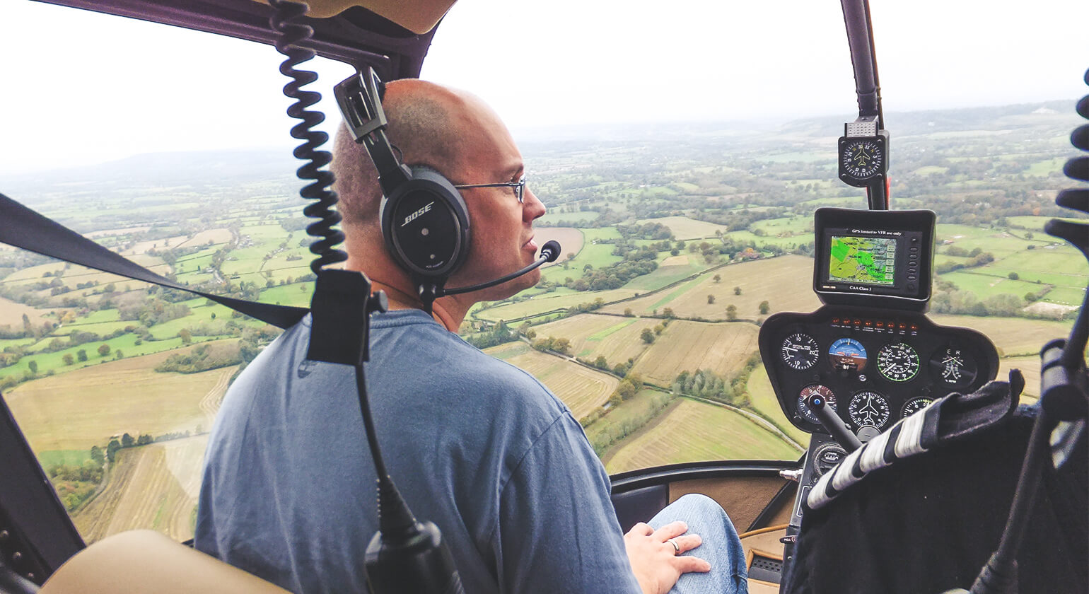 Helicopter over London - 40th Birthday!